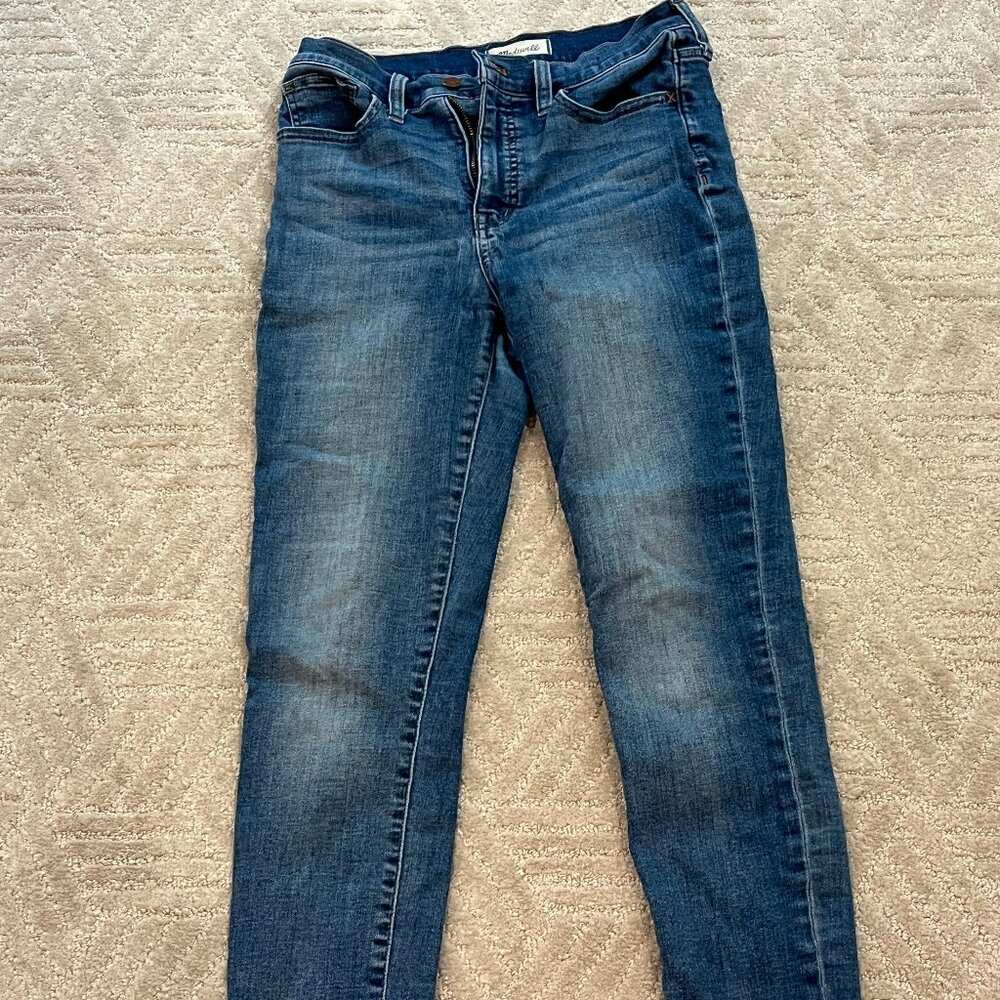 10" High-Rise Roadtripper Authentic Jeans in Vinton Wash, Size 27